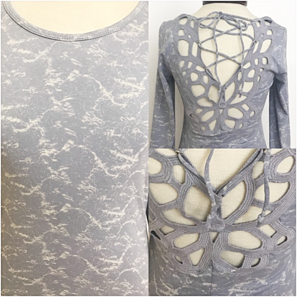 📍SALE Boho Bell Slv Lace Up Back Top XSS - Picture 5 of 5